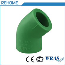 PPR Antibacterial Fittings 45deg Elbow for Water Supply